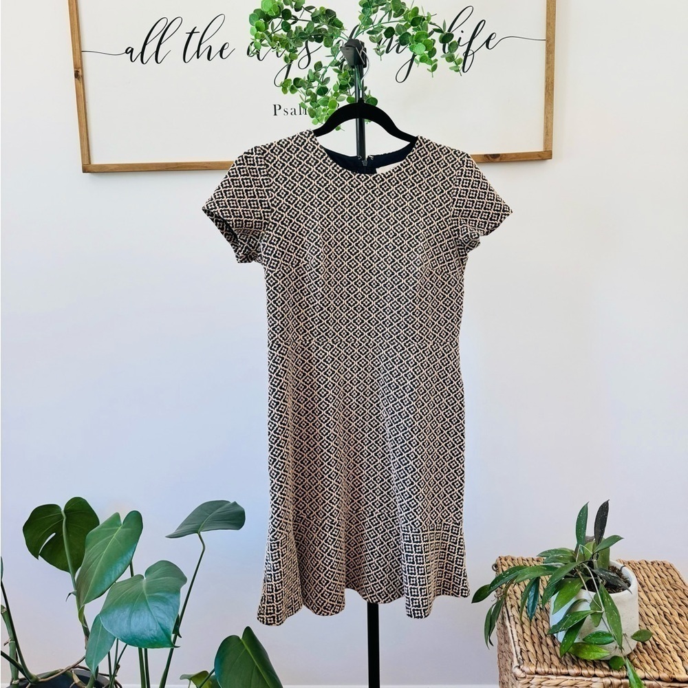 Super cute fit and flare, stretchy and Taylor loft mini dress